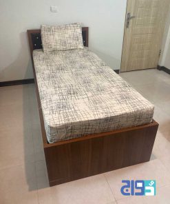 خرید ملحفه کشدار تک نفره پارچه ترک رنگ کرم