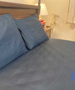 روتختی و ملحفه کشدار بدون طرح رنگ طوسی
