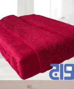 حوله تن پوش زرشکی رنگ لاله تبریز