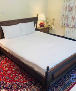 ملحفه ساده تک رنگ سفید