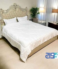 خرید سرویس لحاف ساده هتلی رنگ سفید