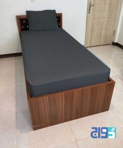 روتختی و ملحفه کشدار تک رنگ مشکی