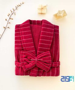 خرید حوله حمام ارزان رنگ زرشکی