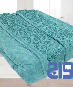 حوله تنپوش تبریز سایز بزرگ رنگ سبزآبی