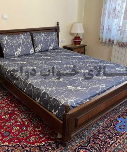 خرید ست روتختی دونفره کشدار مدل سنگی