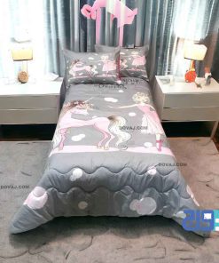 سرویس روتختی دخترانه مدل اسب شاخدار
