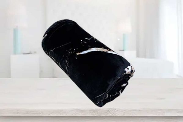 قیمت پتو مسافرتی ماربل مشکی