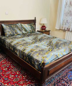 خرید ملحفه و روتختی دونفره کشدار سنگی