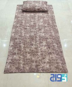ملحفه تشک مهمان مدل ماربل سنگی
