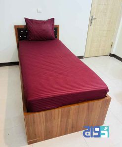 روتختی هتلی یکنفره زرشکی