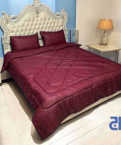 سرویس لحاف هتلی رنگ زرشکی