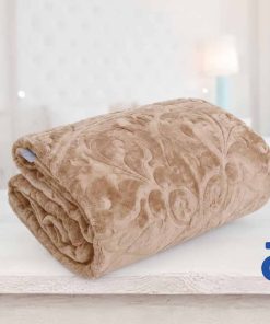 قیمت خرید پتو گلبافت اصل رنگ نسکافه ای